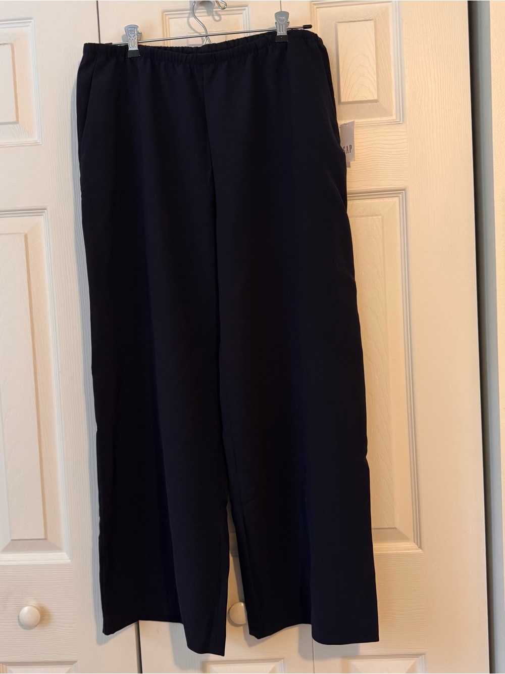 GAP Women's Dark Navy Wide-Leg Pants